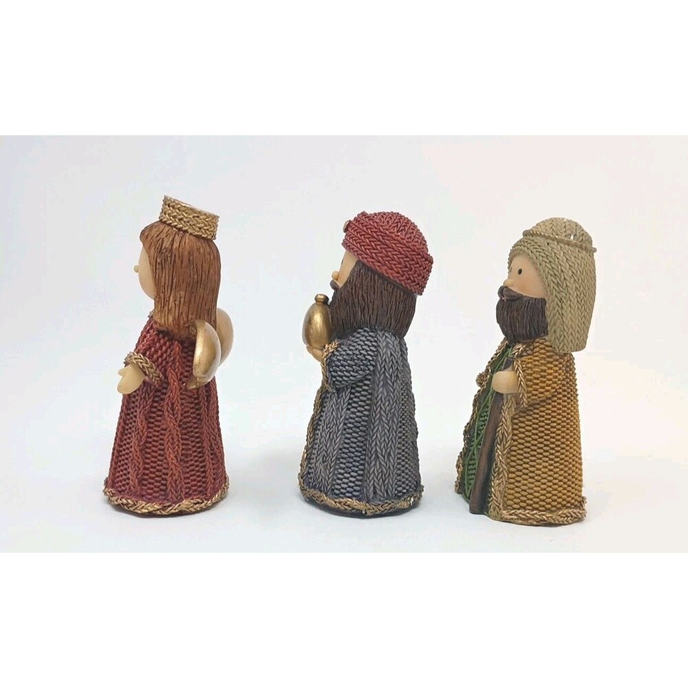 Christmas Nativity Set Tabletop Resin  Complete Set - Picture 13 of 16